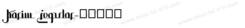 Karim Regular字体转换
